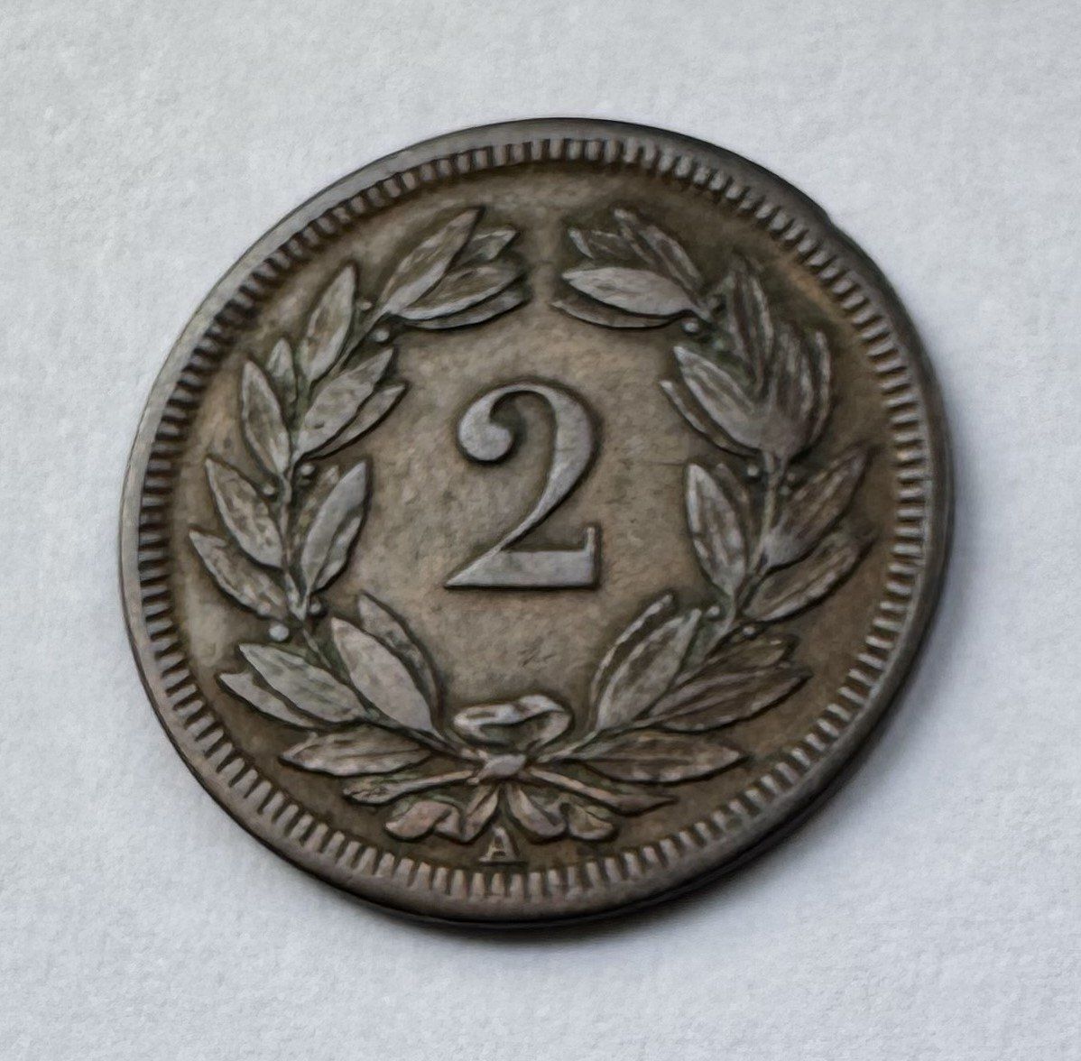 Tutti le monete: 1850 2 Rappen -unz – Usato da Kirchberg SG venduto da Helveticus00 1
