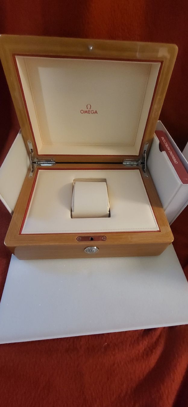 Scatole porta orologi: Omega Seamaster/Speedmaster-Uhrenbox – Usato da Boll venduto da BollArtAntik 3