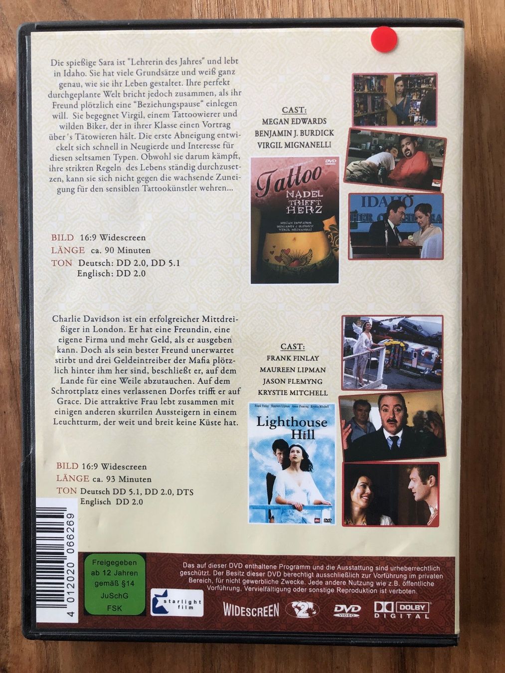 Alle DVDs: DVD Set 2 Filme: Tattoo & Lighthouse Hill – Gebraucht aus Belp von brb66 1