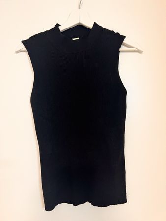 Damen Top schwarz Grösse XS Basic Dept