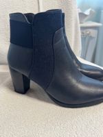 Stiefelette Kunstleder dunkelblau Gr. 38