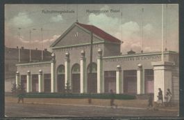 Carte P de 1921 ( Aufnahmegebäude Mustermesse / Basel )