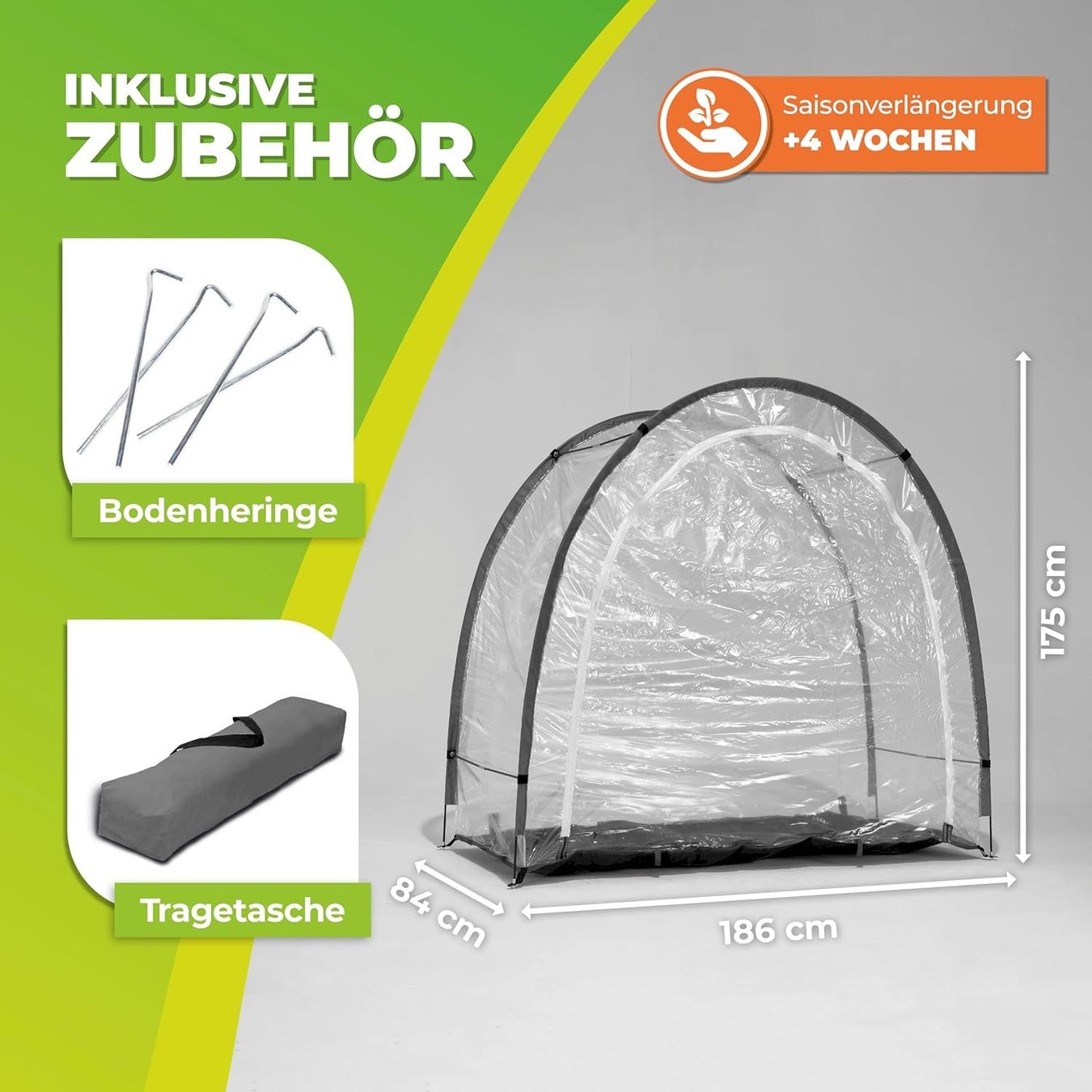 Gartenhäuser & Gewächshäuser: BioGreen Überwinterungszelt 175cm – Neu und originalverpackt aus Bottighofen von zaap 1