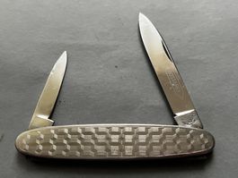 Altes Sackmesser 88 mm - Edelstahl - mit Etui