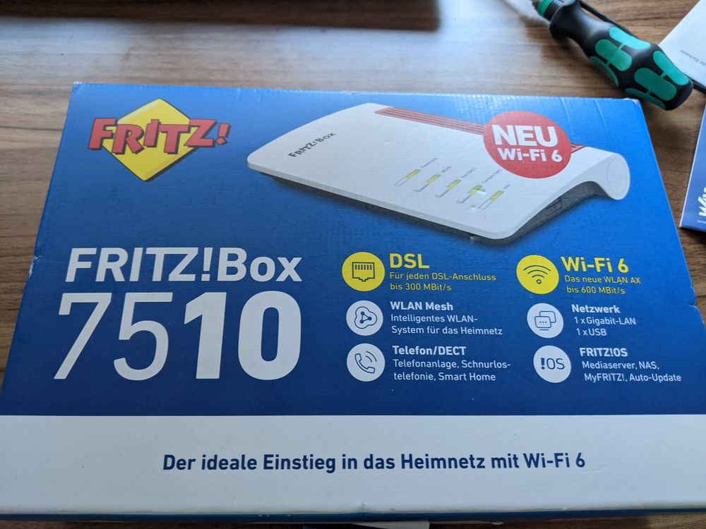FRITZ!Box 7510 DSL Router / WiFi Box (Gebraucht) in Windisch für CHF 30 ...