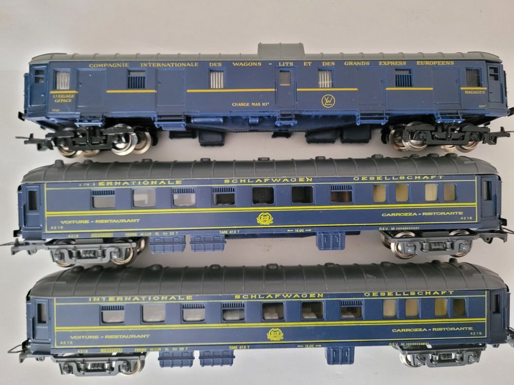 3 x Jouef H0 CIWL avec OVP ( 2x 5600 1x 4600) 1