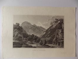 Das Lauterbrunnental Stahlstich