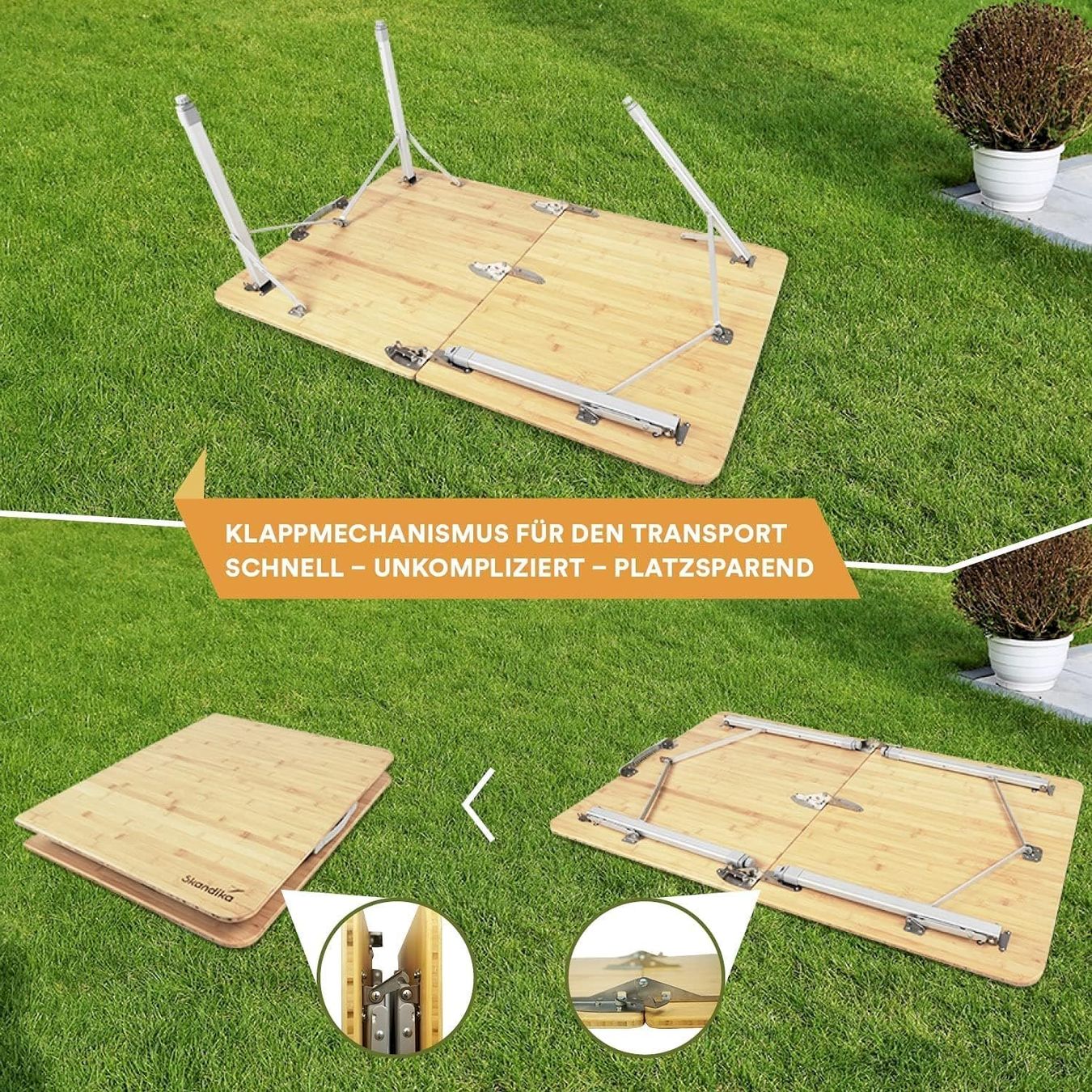 Tavoli da giardino: Skandika Campingtisch Tolja – Nuovo e nell'imballaggio originale da Bottighofen venduto da zaap 4