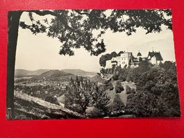 1965 / Lenzburg / Schloss gegen den Staufberg