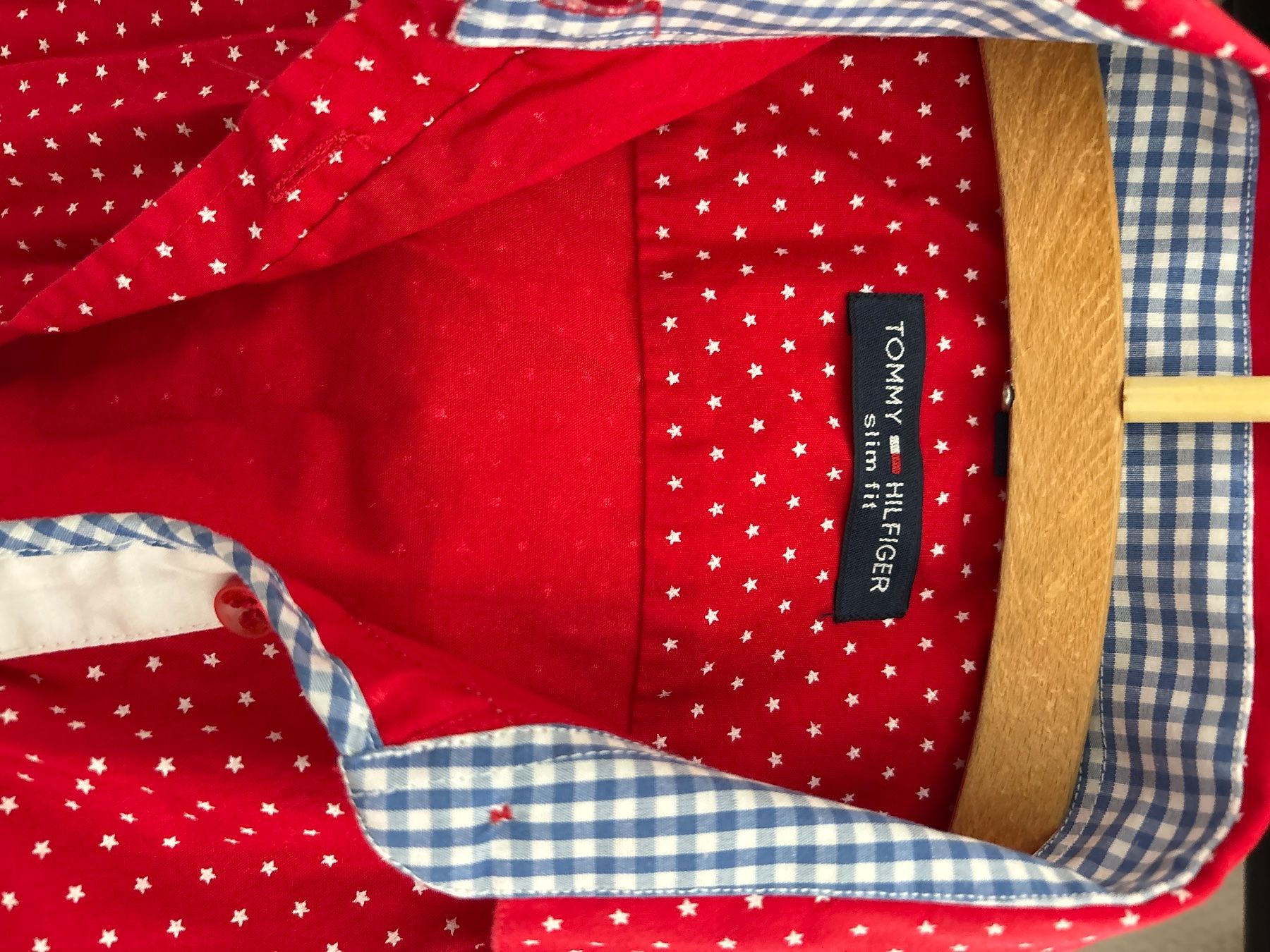 Tommy Hilfiger Camicette: Bluse Tommy Hilfiger Groesse S rot – Usato da Kaltbrunn venduto da Modern 1