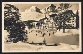 St. Moritz, Suvrettahaus und Eislauffl