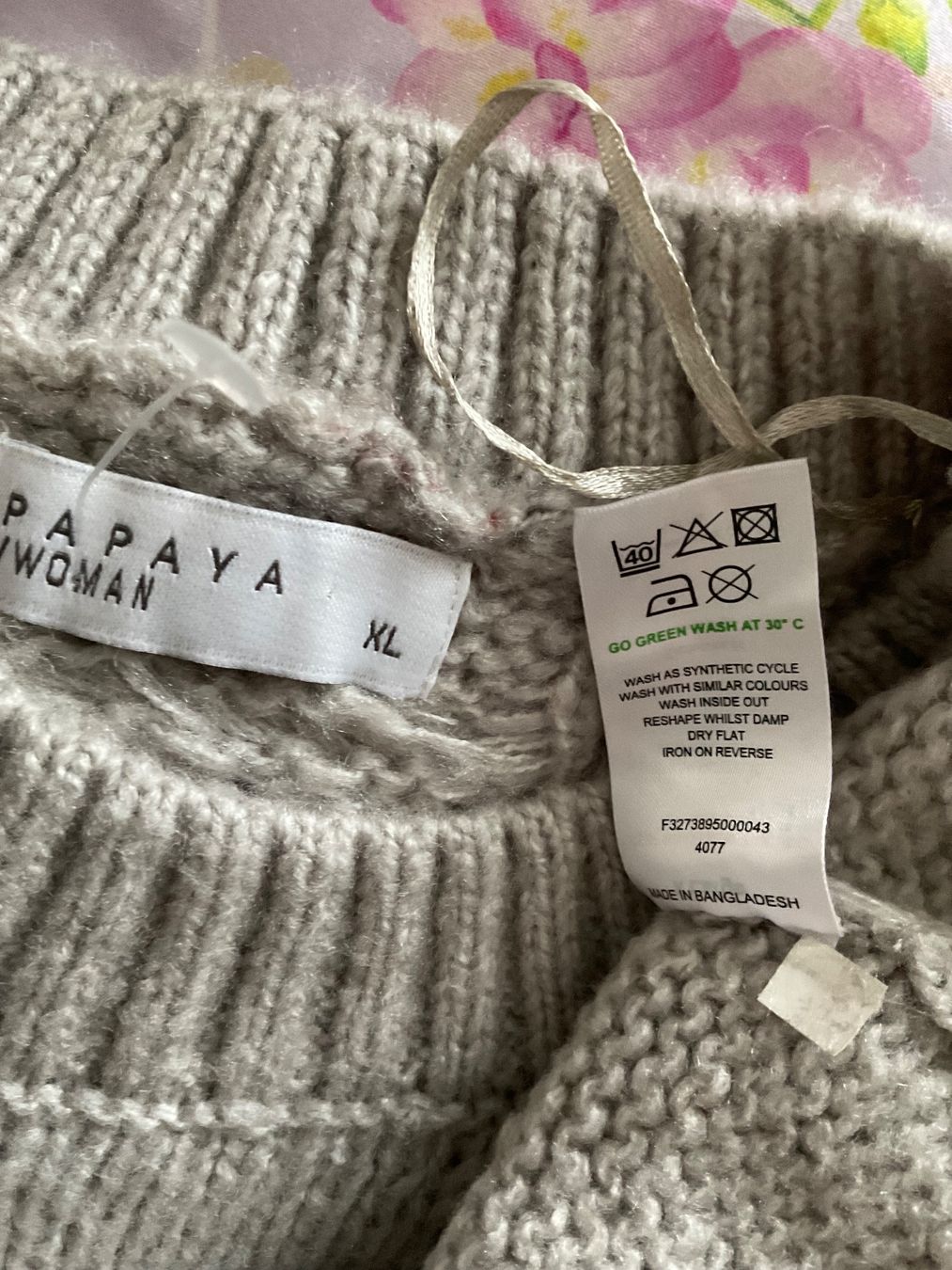 Maglioni & Felpe: PAPAYA oversize Pullover Gr L/XL Hellgrau Neuwertig – Nuovo (secondo la descrizione) da Urdorf venduto da alda02 7