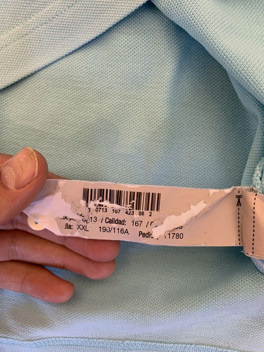 Massimo Dutti Polos: Polo Massimo Dutti taille XXL 100 % coton bleu clair – D'occasion à Genève par sanchka0 4