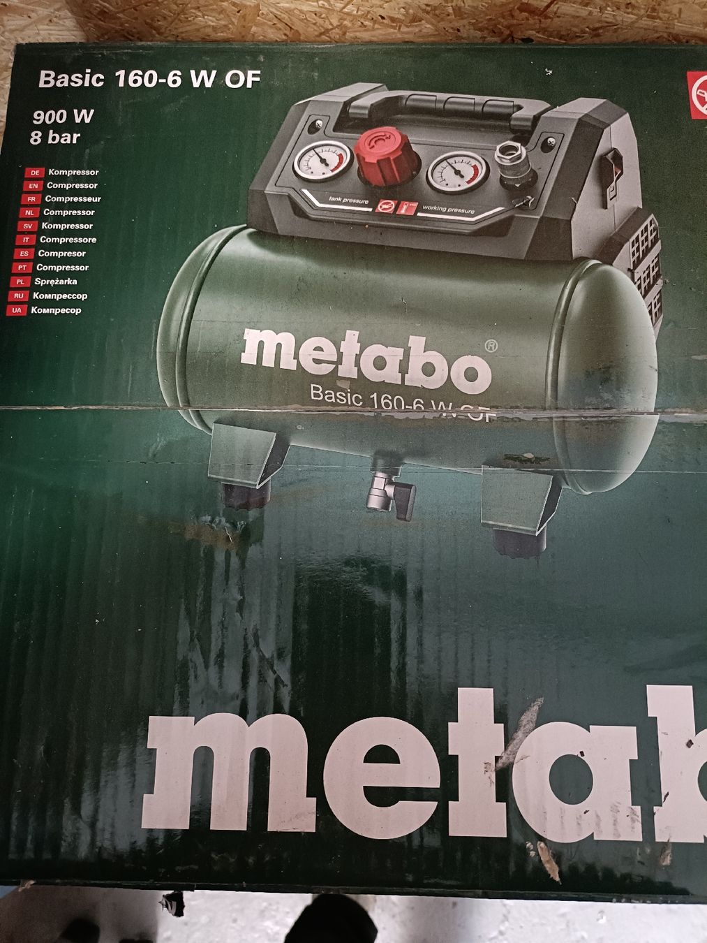 Metabo Compressori: Metabo Basic 160-6 W OF – Nuovo e nell'imballaggio originale da Domat ems venduto da Marika2213 2