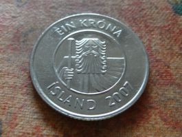 ISLANDE  1  Krone  2007  (P)