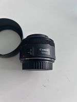 Objectif Canon EF 50mm f/1.8 STM + pare-soleil