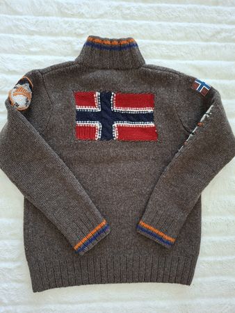 Pull Napapijri hivernal en laine, taille XS