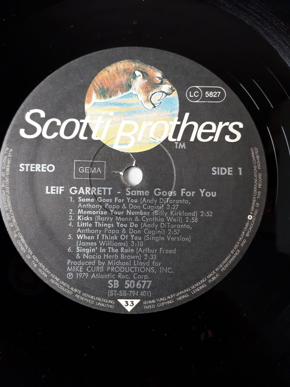 Schallplatten: LP Leif Garrett / Same Goes for You – Gebraucht aus Seewen SZ von SuperpumaDisplayTeam 4