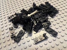 Lego 36 x Platte 1×2 mit Griff (60478) schwarz