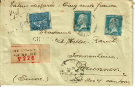 Siegelbrief, Frankreich  1928