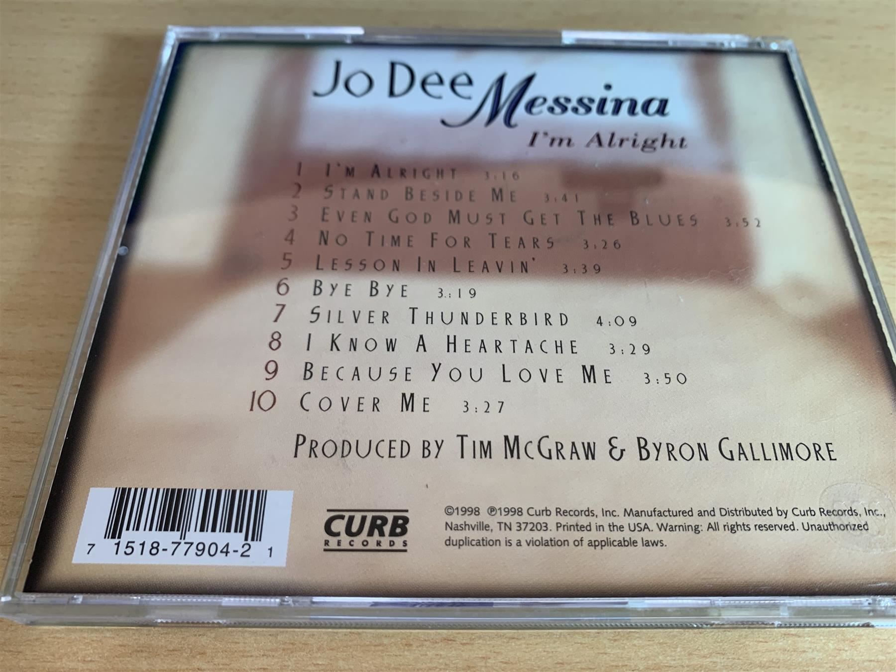 CD: Jo Dee Messina – I'm Alright – Usato da Rikon im Tösstal venduto da Alpenmutz 1