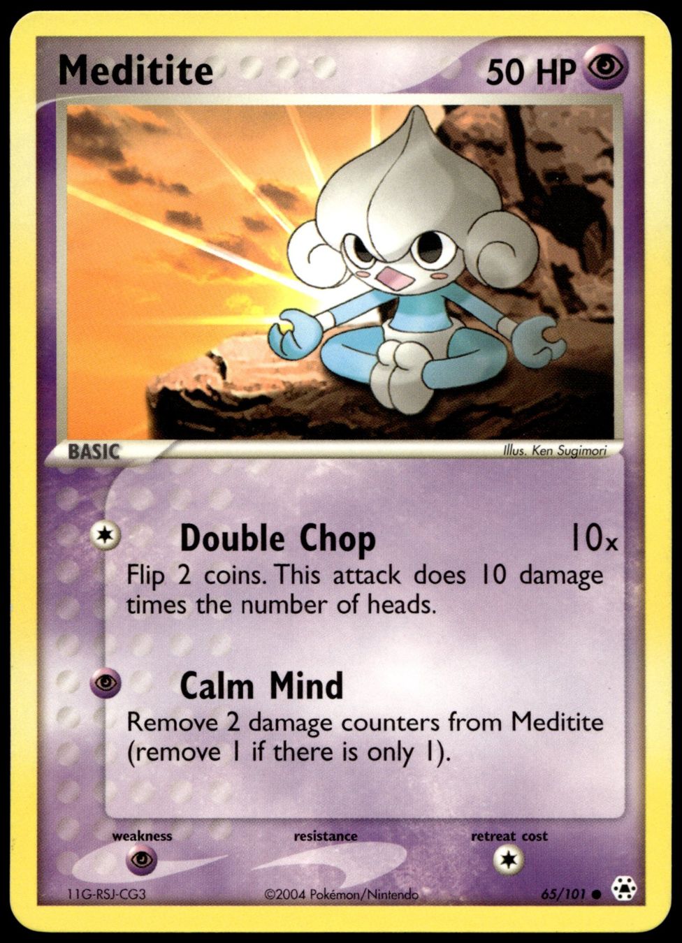 Pokémon Sammelbilder & Trading cards: Meditite 65/101 Pokémon EX Hidden Legends – Neu (gemäss Beschreibung) aus Uster von Madame_Cards