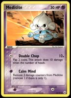 Meditite 65/101 Pokémon EX Hidden Legends