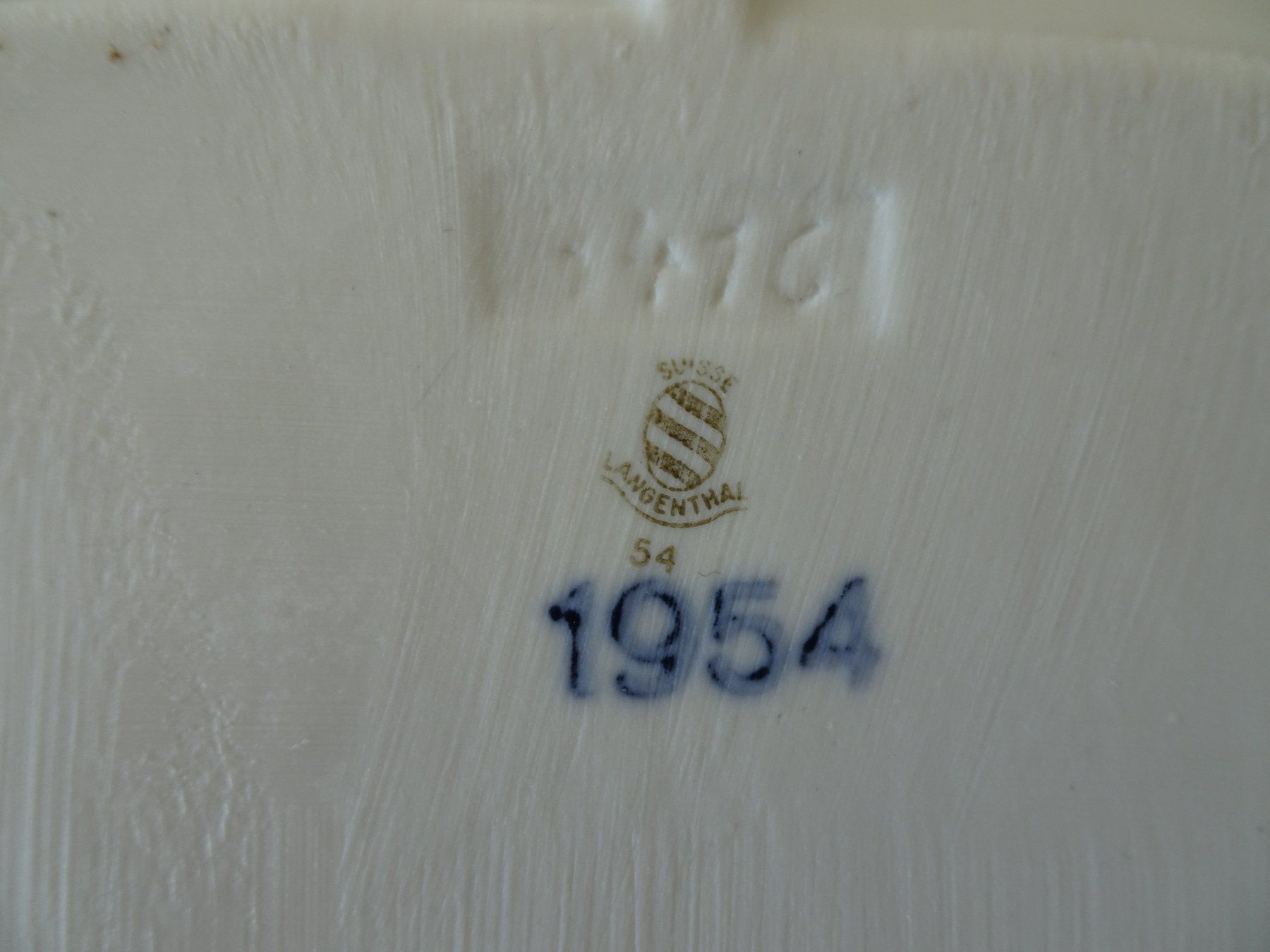 Piatti: 4 Langenthal Porzellan Teller 1951 - 1954 – Usato da Vitznau venduto da Mina60 2