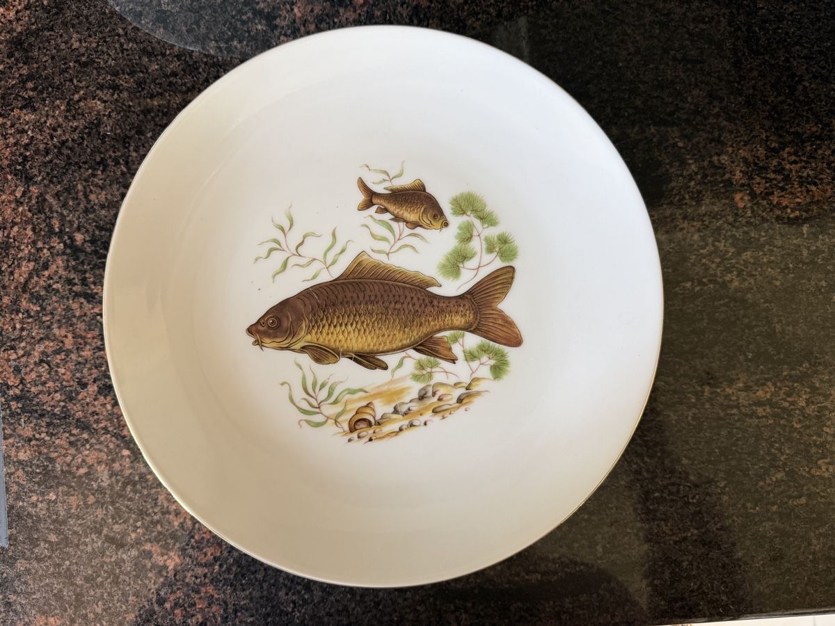 Set di piatti: Bavaria Teller Set 7-teilig Fisch – Usato da Tagelswangen venduto da Snowglimmer 3