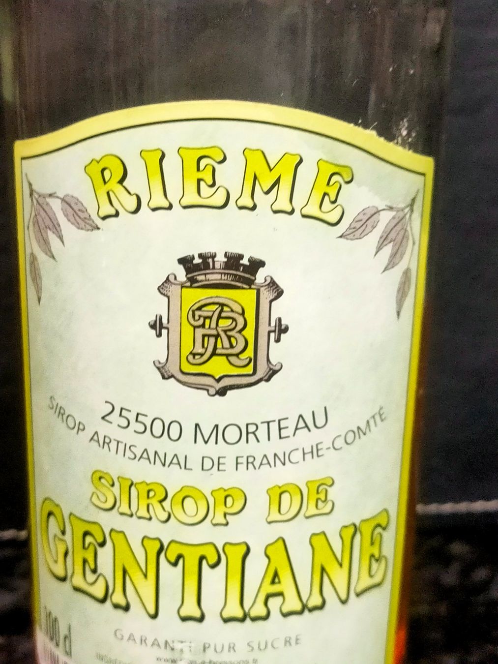 Sonstiges zum Sammeln & Seltenes: SIROP DE GENTIANE – Gebraucht aus Genève von Leboucheoreilles 4