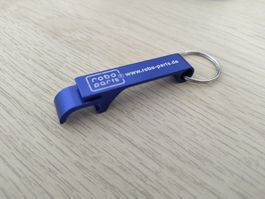 Schlüsselanhänger, Flaschenöffner, Blau, Neu!
