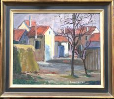 Friedrich Brunner (*1920) - Gemälde - Öl auf Leinwand