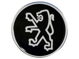 AUSVERKAUF Peugeot 3D Nabendeckel Aufkleber 48mm 4er Set