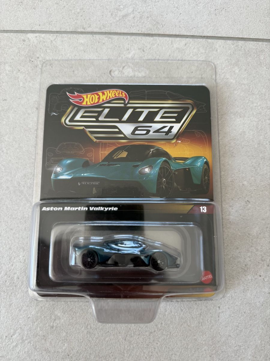 Hot Wheels Modellini d'auto: Hot Wheels - Elite 64 Aston Martin Valkyrie  – Nuovo e nell'imballaggio originale da Yvorne venduto da AutoCollectionneur