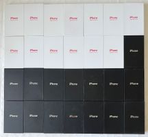 📱30 Stück Apple Care Slim OVP 2007📱15x weiss 📱15x schwarz