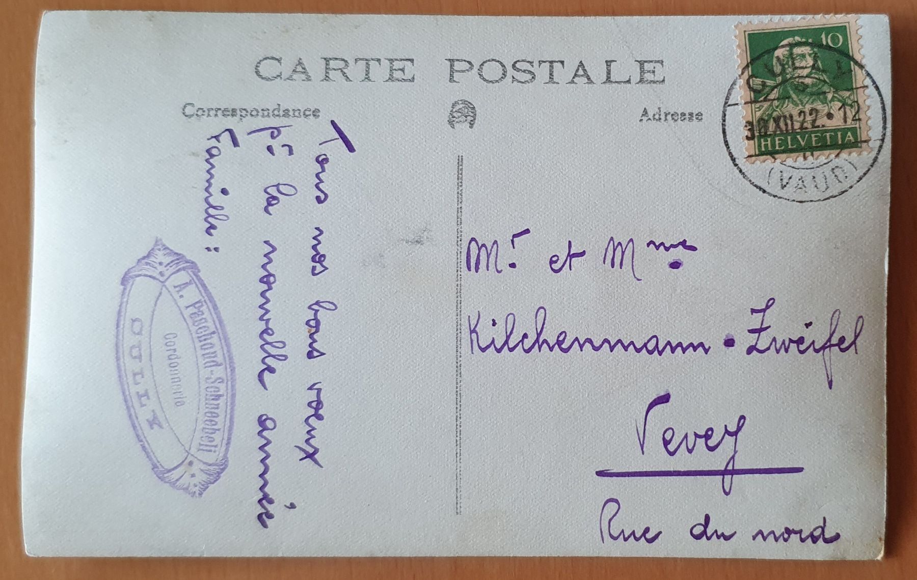 Foto & Immagini: Cully - Cordonnerie 1922 – Usato da Kreuzlingen venduto da Rschweiz1 1
