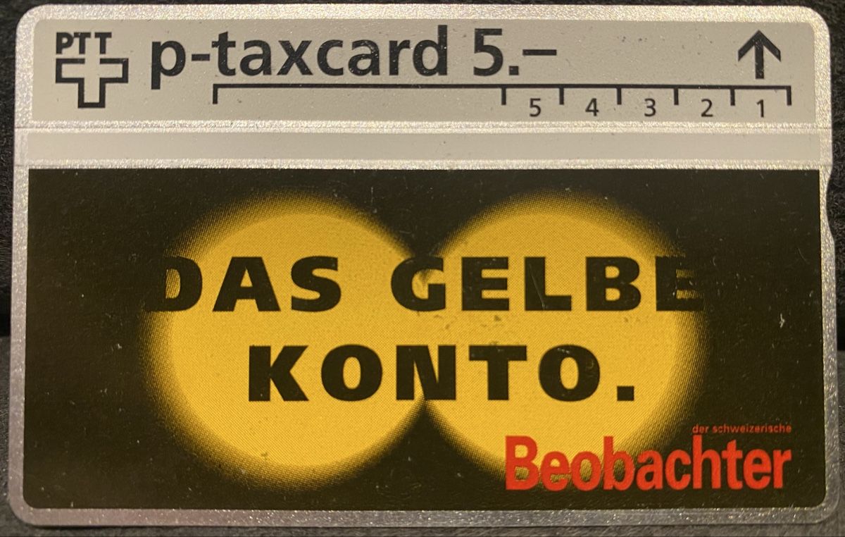 Cartes de téléphone: P-Taxcard  – D'occasion à Lausanne par babacard10