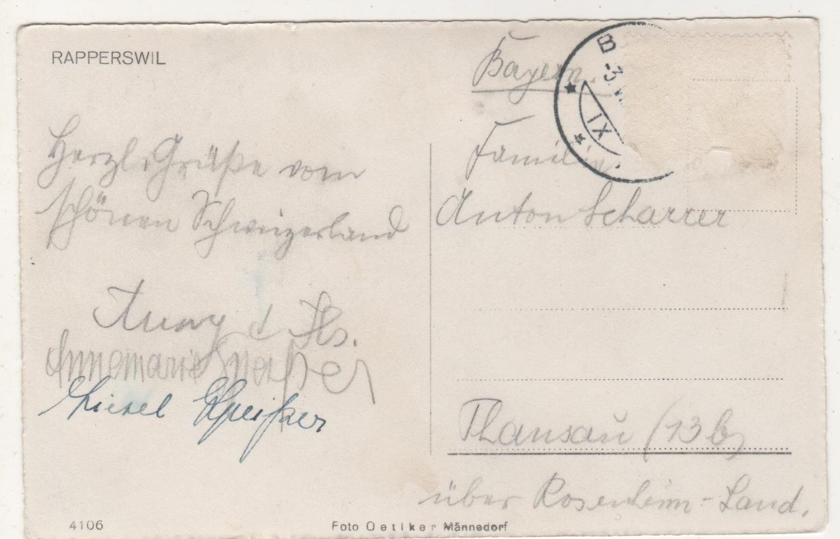 Cartoline postali: Ansichtskarte Rapperswil – Usato da Remetschwil venduto da Hofiii 1