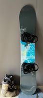 Burton Snowboard Set: Feather 149cm+FixationsS+Bottes 6.5/37