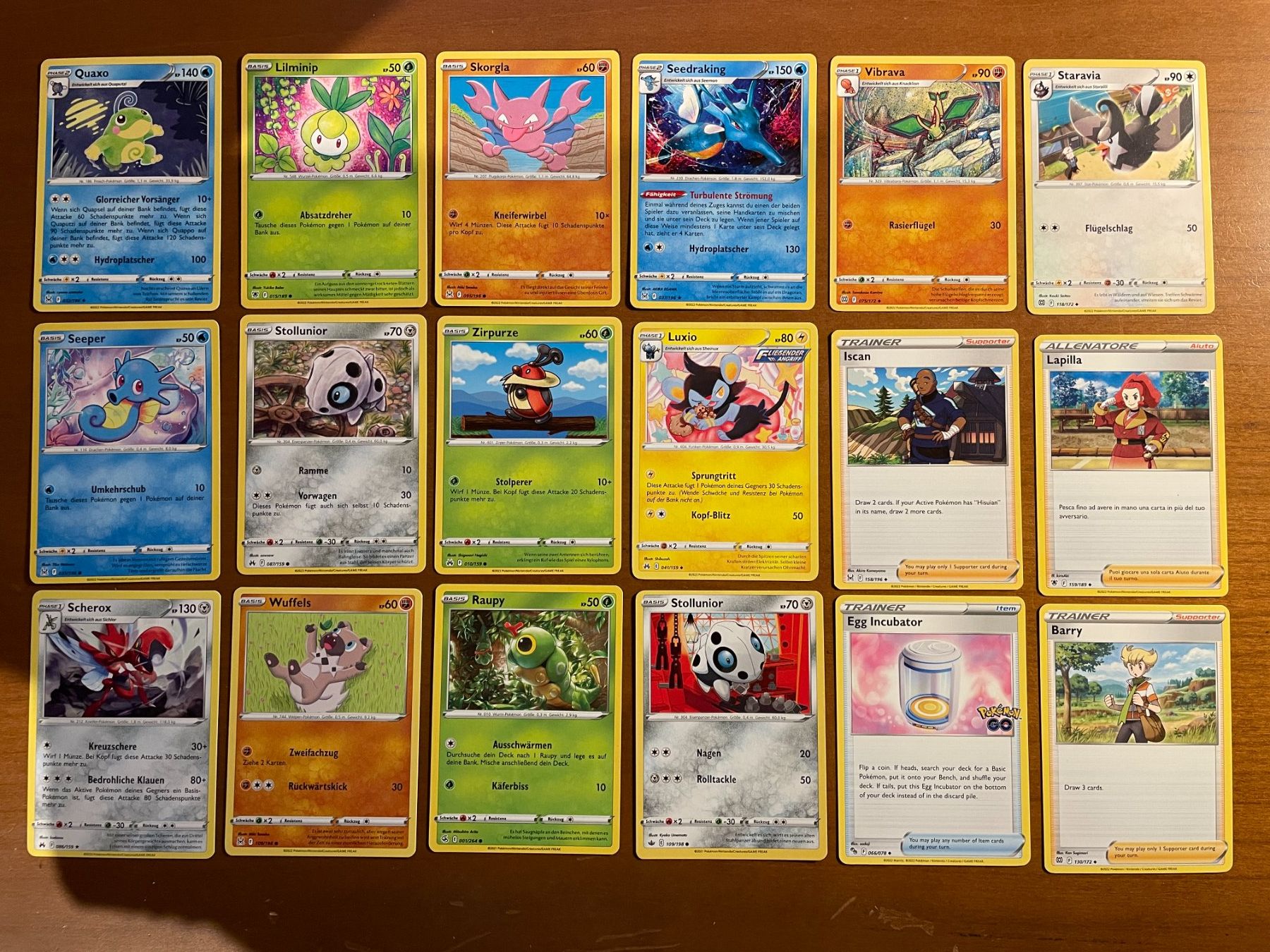 Pokémon Carte collezionabili: Pokemon Karten Set (Versand gratis) – Nuovo (secondo la descrizione) da Chur venduto da Angerson