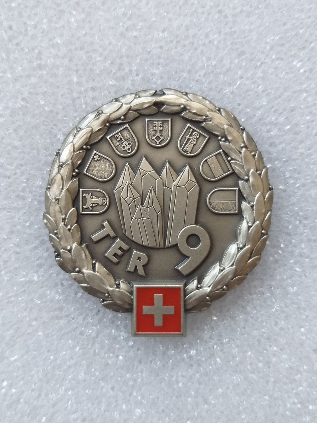 Placchette & Badge: Béretemblem Territorialdivision 9 – Nuovo (secondo la descrizione) da Bauma venduto da SwissMilitaria