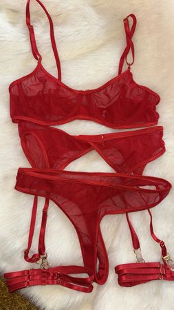 mesh dessous set XS/S