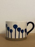 MAISONS DU MONDE Grande tasse blanc/bleu - comme neuve
