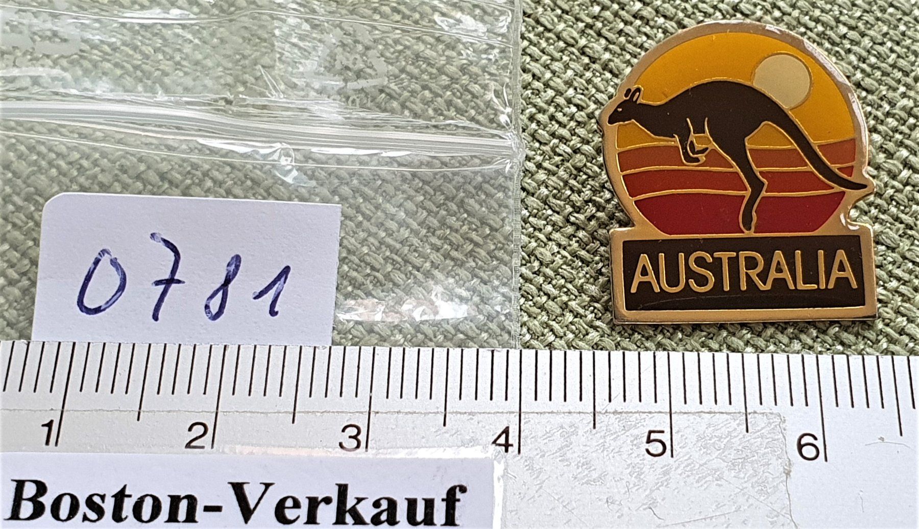 Spille & Fermagli: O781 - Brosche Australien Australia Känguru – Usato da Reinach BL venduto da Boston-Verkauf 2