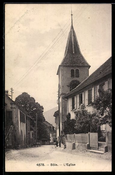 Cartoline postali: AK Bole, Vue sur l'Eglise – Usato da Berlin venduto da bartko-reher