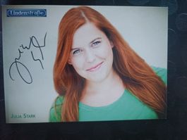 Julia Stark - Lindenstrasse - signierten Autogrammkarte
