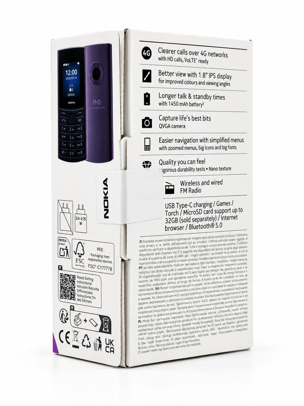 Nokia Telefoni cellulari / Smartphones: NOKIA 110 4G | Neu & Originalverpackt – Nuovo e nell'imballaggio originale da Soyhières venduto da Spartan117 2