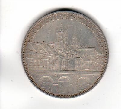 Alle Münzen: Schützenfest Lausanne 1876 – Gebraucht aus Wolhusen von Curver9 1
