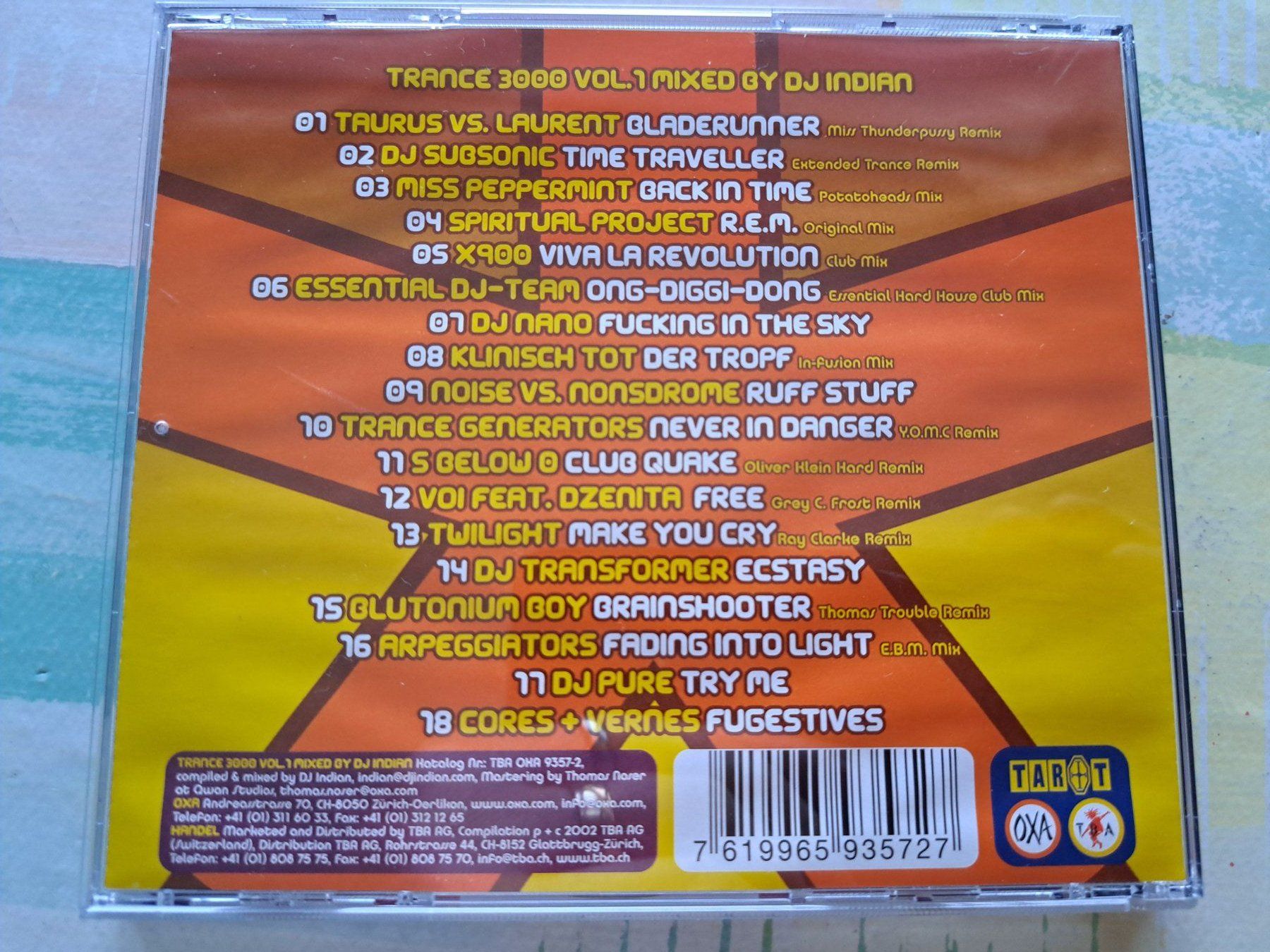 CDs: CD Tarot Oxa presents Trance 3000 DJ Indian – Gebraucht aus Pully von bro_n52j 2
