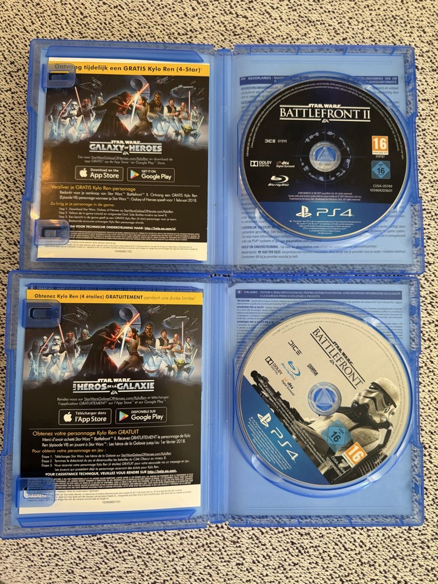 Giochi: Star Wars Battlefront 1+2 PS4 Spele – Usato da Rombach venduto da vir_2dsd 1